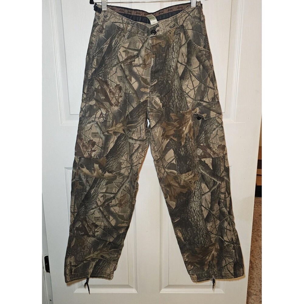 Liberty Cargo Pants Mens Large Regular Realtree Camo Relaxed Hunting Outdoor